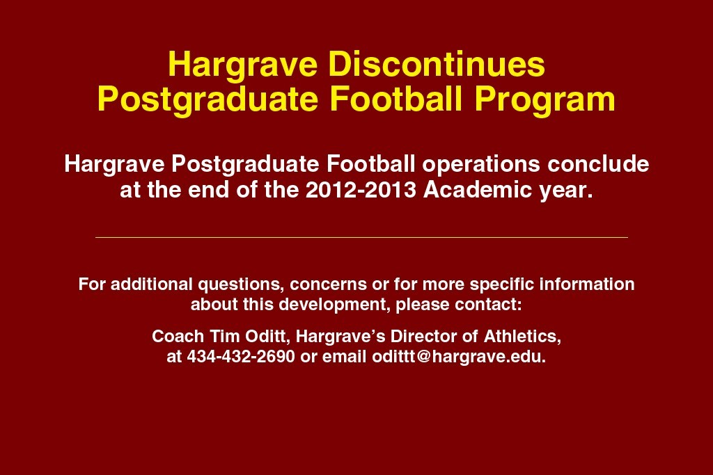 PGFB Discontinues