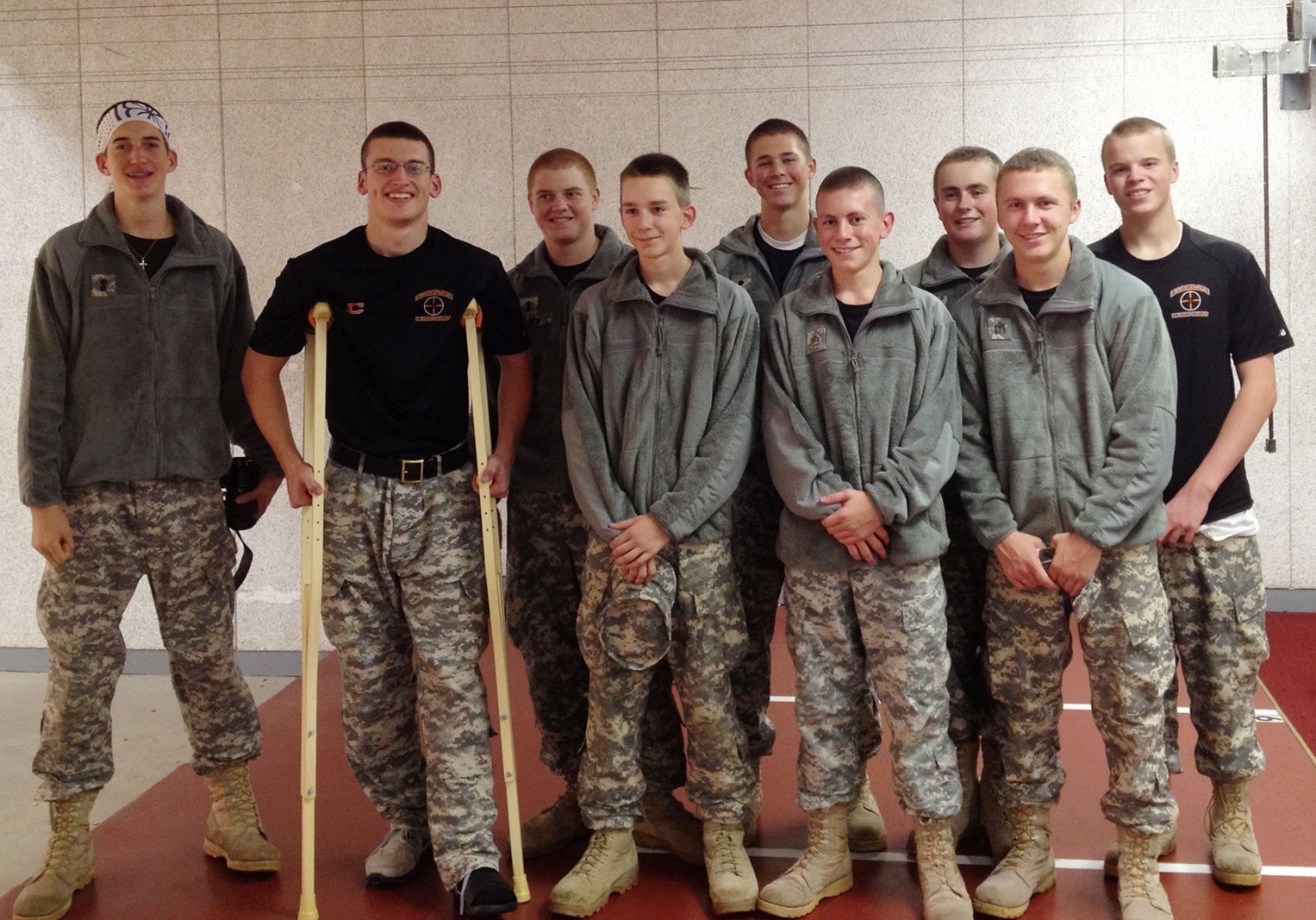 The 2012 Varsity Rifle Team
