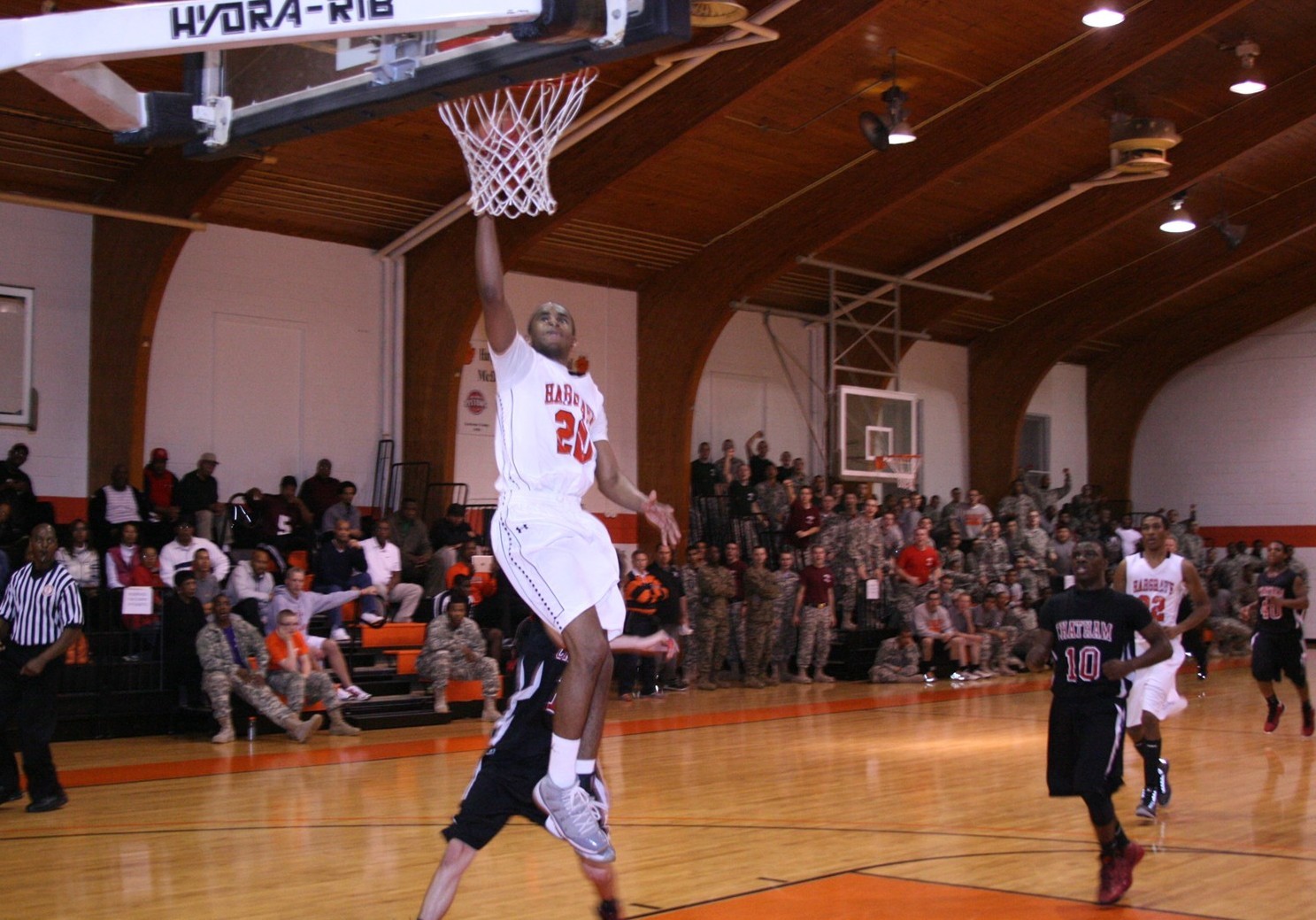 Massenburg hits a layup.
