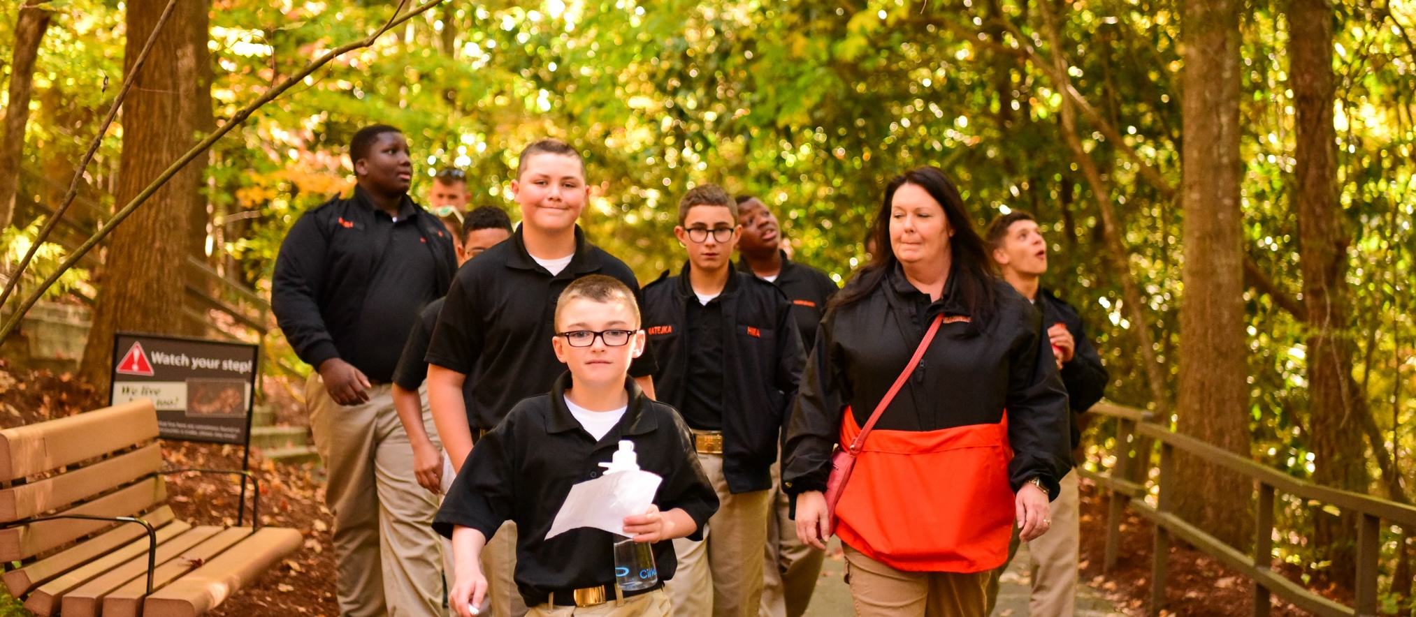 Middle School Students on Excursion
