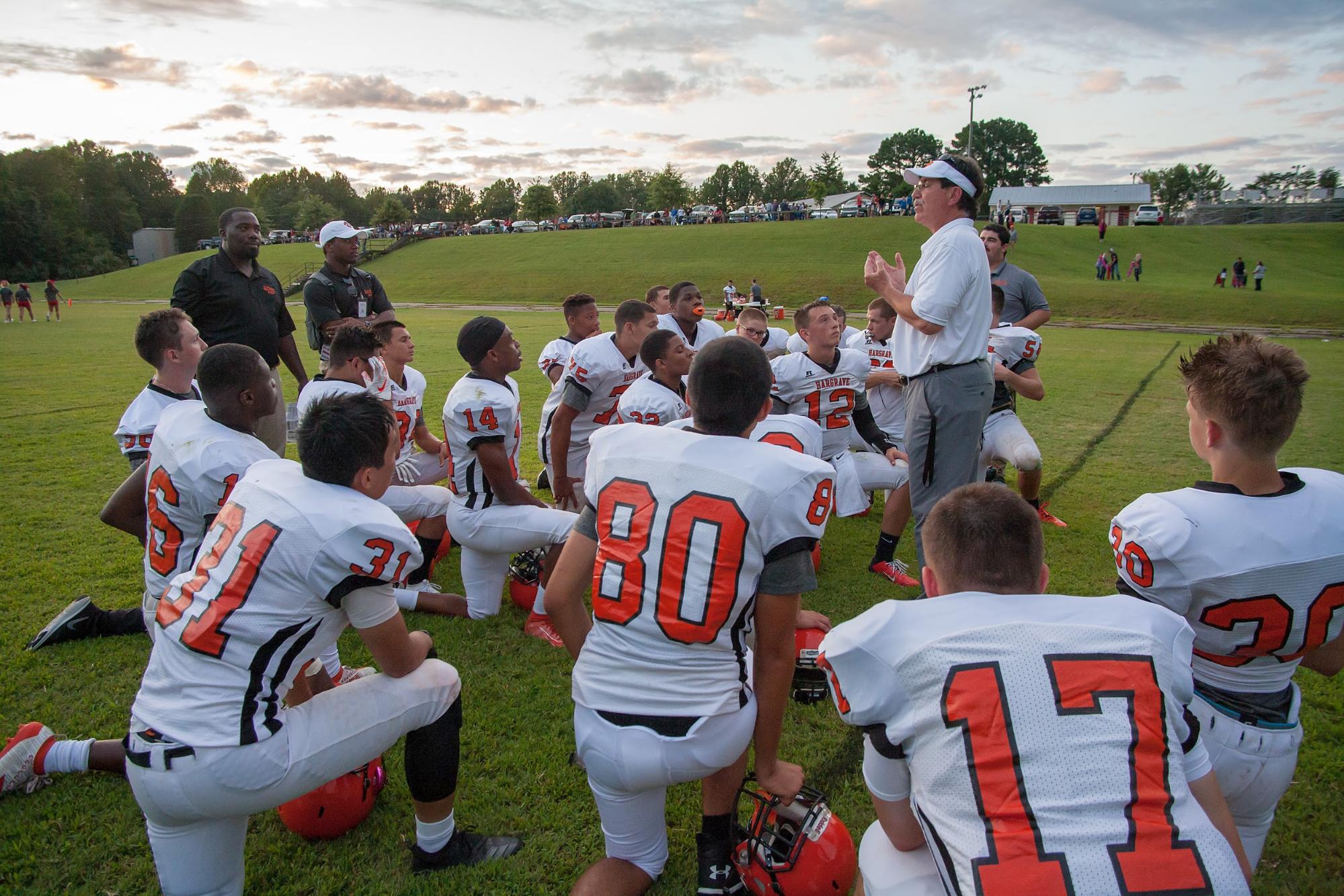 Football preseason basics, practices and first contest