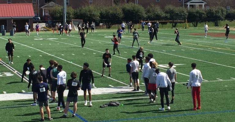 Players on the field