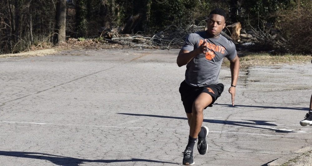 Hargrave runner on track